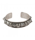 BERBER CUFF, WORKED SILVER, FOR WOMEN AND MEN