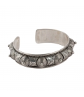 BERBER CUFF, WORKED SILVER, FOR WOMEN AND MEN