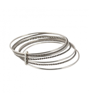 BERBER CUFF, WORKED SILVER, FOR WOMEN AND MEN