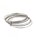 BRACELET BERBÈRE SEMAINIER EN ARGENT TRAVAILLÉ, POUR FEMME 