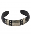 BRACELETS AFRICAINS FINS EN ARGENT ET CORNE, POUR FEMME ET ENFANT