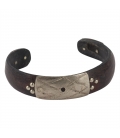 THIN AFRICAN BRACELET, SILVER AND HORN, FOR WOMEN AND GIRKS 