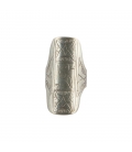 LONGUE CHEVALIERE TOUAREG GRAVEE, EN ARGENT, POUR HOMME OU FEMME