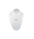 Collier "Liquid Silver", Argent et Corail, pour femme et enfant