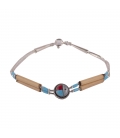 NATIVE AMERICAN NAVAJO BRACELET "LIQUID SILVER" 5 ROWS, SILVER , WOMEN AND CHILDREN