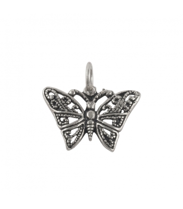 PENDENTIF BERBERE "PAPILLON" en Argent, pour femme et enfant