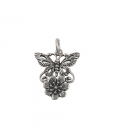 PENDENTIF BERBERE "PAPILLON" Fleur en Argent, pour femme et enfant