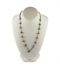 COLLIER PUEBLO 15 FETICHES "OISEAUX", PAR HECTOR GOODLUCK, PIERRES VERITABLES, POUR HOMME et FEMME 