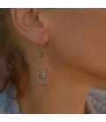 BERBER EARRINGS, SILVER FILIGREE, WOMEN AND GIRLS