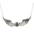 COLLIER "AILES" , CREATION ORIGINALE BANDITAS EN ARGENT ET TURQUOISE , POUR HOMME ET FEMME 