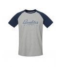 T-shirt Banditas Bijoux à manches courtes raglan contrastées, en Jersey 100% coton biologique peigné ring-spun 155 GSM