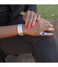 BERBER WOMAN RING, SILVER AND ONYX CABOCHON