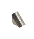 GROSSE BAGUE TOUAREG ALPHABET, GRAVÉE MAIN, POUR HOMME 