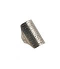 GROSSE BAGUE TOUAREG ALPHABET, GRAVÉE MAIN, POUR HOMME 