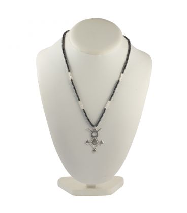 COLLIER BERBERE EN ARGENT TRAVAILLÉ, POUR FEMME 