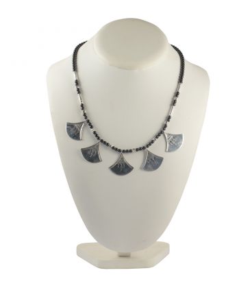 COLLIER BERBERE EN ARGENT TRAVAILLÉ, POUR FEMME 