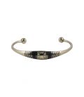 woman ETHNIC AFRICAN BRACELET, ENGRAVED BRONZE