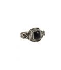 BAGUE EN ARGENT ET ONYX, COLLECTION INDE, POUR FEMME ET ENFANT 