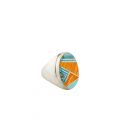 Chevalière Zuni Multicolore ovale, Argent 925 et marqueterie de pierres, pour homme et femme