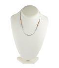 Collier "Liquid Silver", Argent, Bambou et pierres, pour femme et enfant