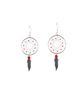 boucles d'oreille "dream catcher"