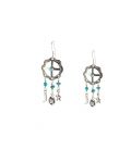 Boucles d' oreilles Navajos, Dream catchers et breloques Argent, pour femme et enfant