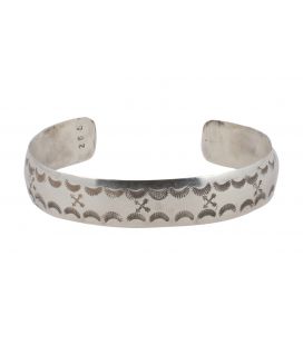 Bracelet "3D" Banditas Créations, en Argent estampé et pierre ( au choix) , fait main, pour homme et femme