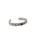 SL Bijoux Creations Cuff, Stamped Silver and "Carico Lake", for women