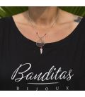 Collier "Liquid Silver", Dream Catcher Araignée, Argent et perles, pour femme et enfant