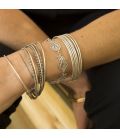 BRACELET BERBÈRE SEMAINIER EN ARGENT TRAVAILLÉ, POUR FEMME 